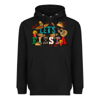 Black Let's fiesta Heavyweight Hoodie - CTS Tumbler Store