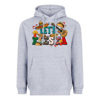 Heather Grey Let's fiesta Heavyweight Hoodie - CTS Tumbler Store