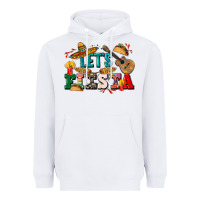 White Let's fiesta Heavyweight Hoodie - CTS Tumbler Store