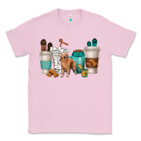 Bubblegum Pink golden retriever dog coffee cups Classic Tee - texasbilliewilder