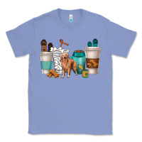 Colony Blue golden retriever dog coffee cups Classic Tee - texasbilliewilder