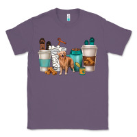 Lavender golden retriever dog coffee cups Classic Tee - texasbilliewilder