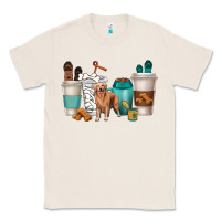 Natural golden retriever dog coffee cups Classic Tee - texasbilliewilder