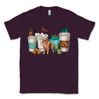 Plum golden retriever dog coffee cups Classic Tee - texasbilliewilder