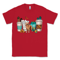 Red golden retriever dog coffee cups Classic Tee - texasbilliewilder
