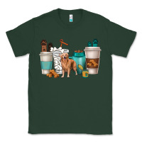 Sports Green golden retriever dog coffee cups Classic Tee - texasbilliewilder