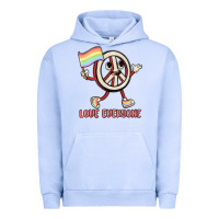 Pigment Grape Ice love everyone Urban Hoodie - MaliasSmallBusiness