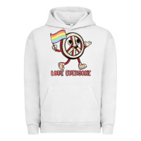 Pigment Lunar Rock love everyone Urban Hoodie - MaliasSmallBusiness