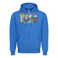 True Royal hairstylist coffee cups Zipper Hoodie - texasbilliewilder