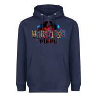 Navy wrestling mom Heavyweight Hoodie - Zillion Design Studio