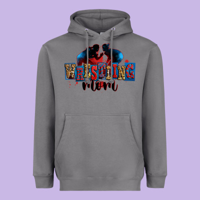 Wrestling Mom Heavyweight Hoodie Designed By Zillion Design Studio