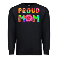 Black proud mom Premium Sweatshirt - HRA Design Shop
