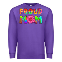 Purple proud mom Premium Sweatshirt - HRA Design Shop