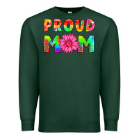 Sports Green proud mom Premium Sweatshirt - HRA Design Shop