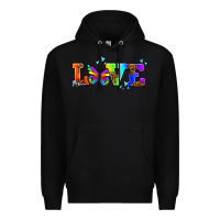 Black pride love butterflies Premium Hoodie - AdoDesignShop