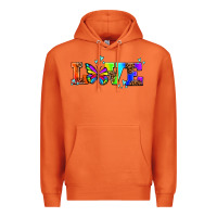 Carrot pride love butterflies Premium Hoodie - AdoDesignShop