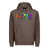 Coffee pride love butterflies Premium Hoodie - AdoDesignShop
