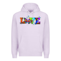 Lilac pride love butterflies Premium Hoodie - AdoDesignShop