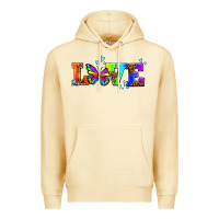 Pina Colada pride love butterflies Premium Hoodie - AdoDesignShop
