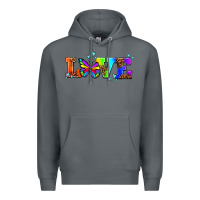 Rock pride love butterflies Premium Hoodie - AdoDesignShop