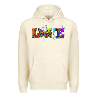 Sandshell pride love butterflies Premium Hoodie - AdoDesignShop