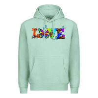 Seafoam pride love butterflies Premium Hoodie - AdoDesignShop