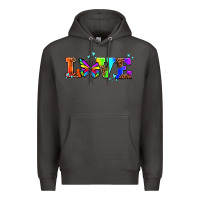 Smoke pride love butterflies Premium Hoodie - AdoDesignShop