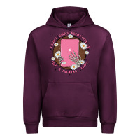 Mauve Wine i don't watch prn i read it like a fucking lady Urban Hoodie - MaliasSmallBusiness