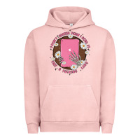 Pigment Salmon i don't watch prn i read it like a fucking lady Urban Hoodie - MaliasSmallBusiness