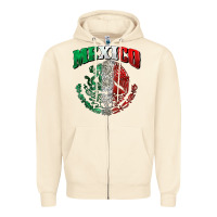 Sandshell mexico coat of arms Zipper Hoodie - Zillion Design Studio