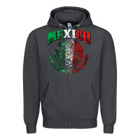 Smoke mexico coat of arms Zipper Hoodie - Zillion Design Studio