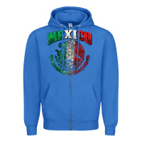True Royal mexico coat of arms Zipper Hoodie - Zillion Design Studio