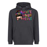 Smoke wife mom boss messy bun Heavyweight Hoodie - Zillion Design Studio