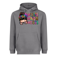 Storm wife mom boss messy bun Heavyweight Hoodie - Zillion Design Studio
