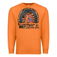 Carrot merica rainbow Premium Sweatshirt - CowhideDigitalArt