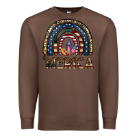 Chestnut merica rainbow Premium Sweatshirt - CowhideDigitalArt