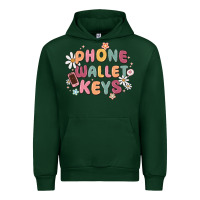 Foreset Green phone wallet keys Urban Hoodie - MaliasSmallBusiness