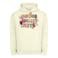 Pigment Pistachio phone wallet keys Urban Hoodie - MaliasSmallBusiness
