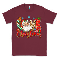 Burgundy love christmas Classic Tee - Zillion Design Studio
