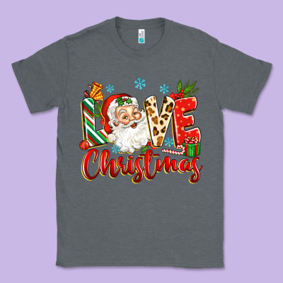 Love Christmas Classic Tee Designed By Zillion Design Studio