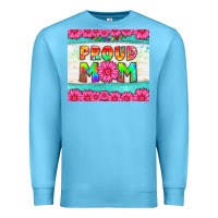 Ocean Blue proud mom Premium Sweatshirt - HRA Design Shop