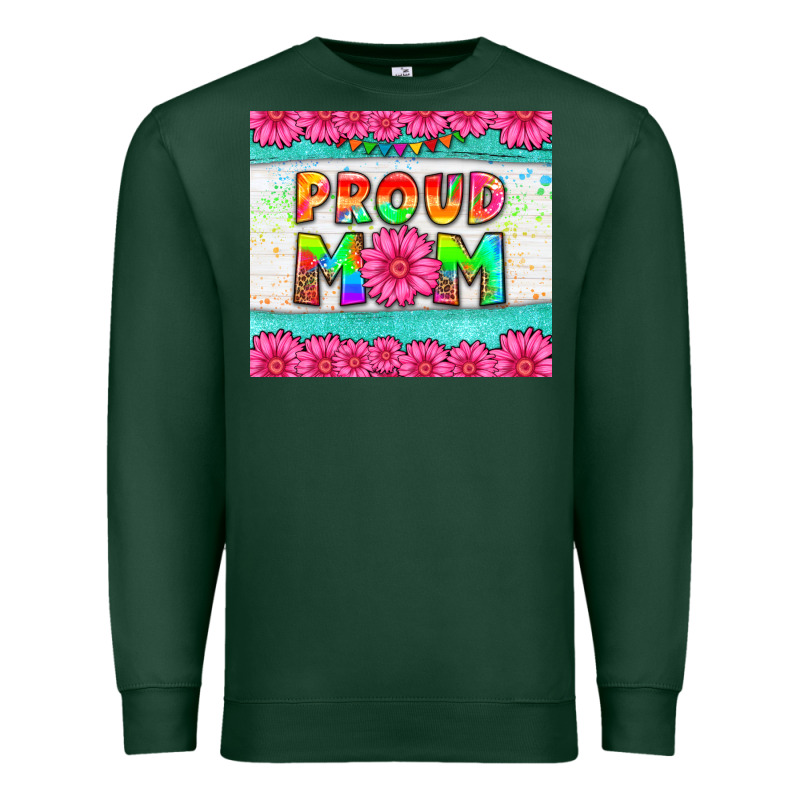 Proud Mom Premium Sweatshirt by HRA Design Shop | Teevron