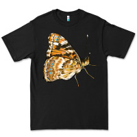 Black Painted Lady Butterfly Premium Tee - LillyAllenDesigns