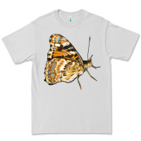Dove Grey Painted Lady Butterfly Premium Tee - LillyAllenDesigns