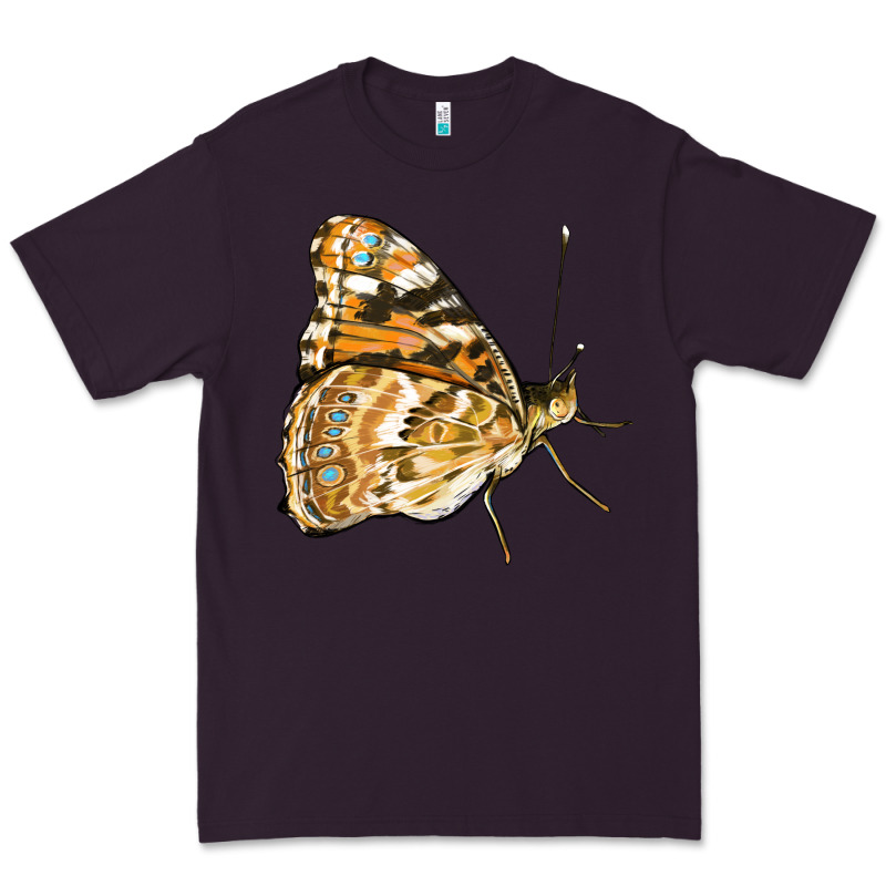 Painted Lady Butterfly Premium Tee by LillyAllenDesigns | Teevron