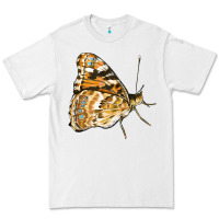 White Painted Lady Butterfly Premium Tee - LillyAllenDesigns