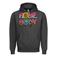 Charcoal Heather homebody Zipper Hoodie - texasbilliewilder