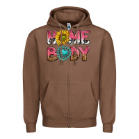 Chestnut homebody Zipper Hoodie - texasbilliewilder