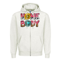 Oatmeal Heather homebody Zipper Hoodie - texasbilliewilder