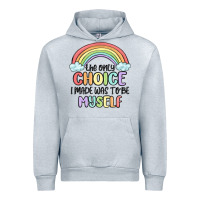Heather Grey gay pride Urban Hoodie - MaliasSmallBusiness